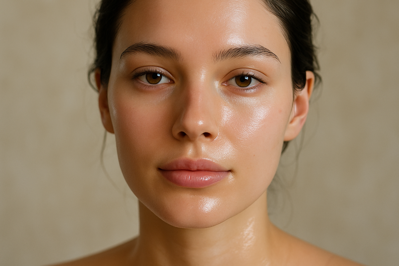 create a natural human face with fresh and pure skin not ai human 